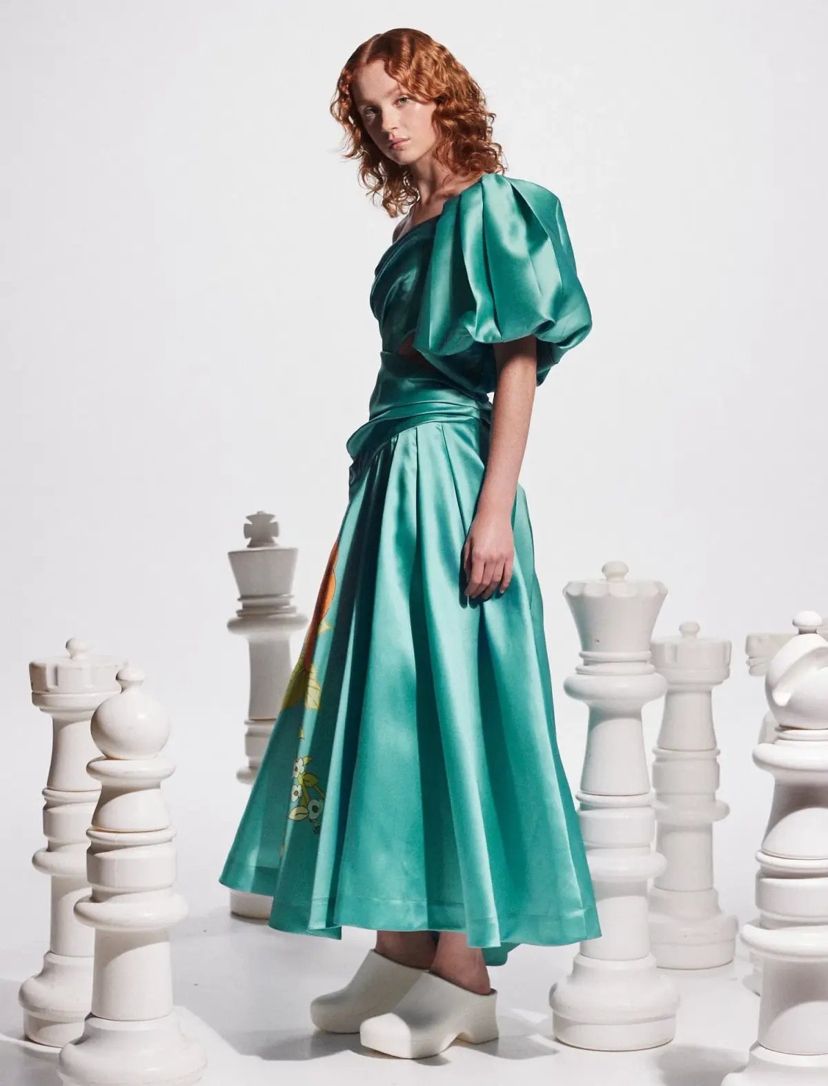 Alemais Regent Gown Jade Size 12 photo 2