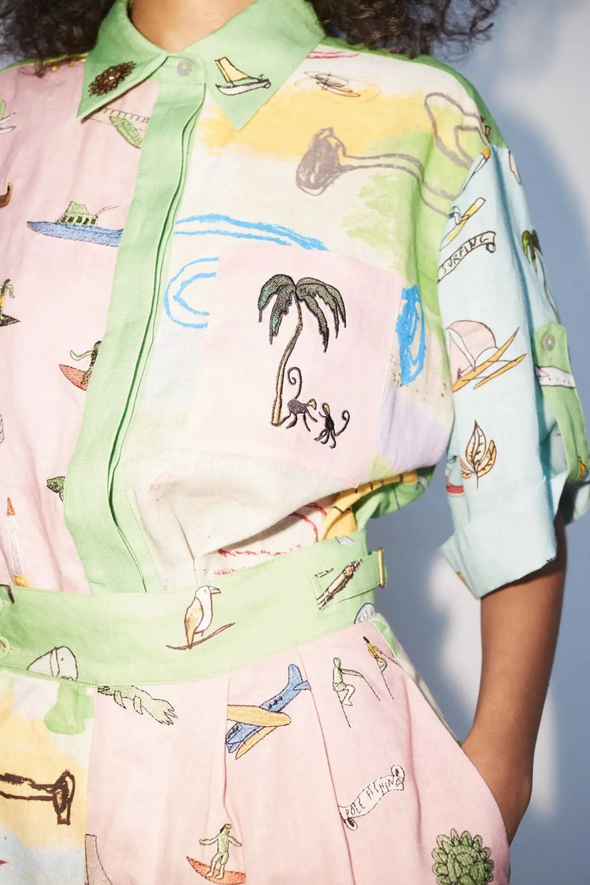 Alemais Jet Shirt Print Size 8 photo 5