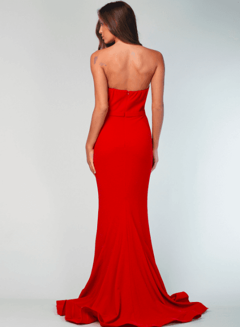 Jennifer gown red by Tina Holy size 6 photo 4