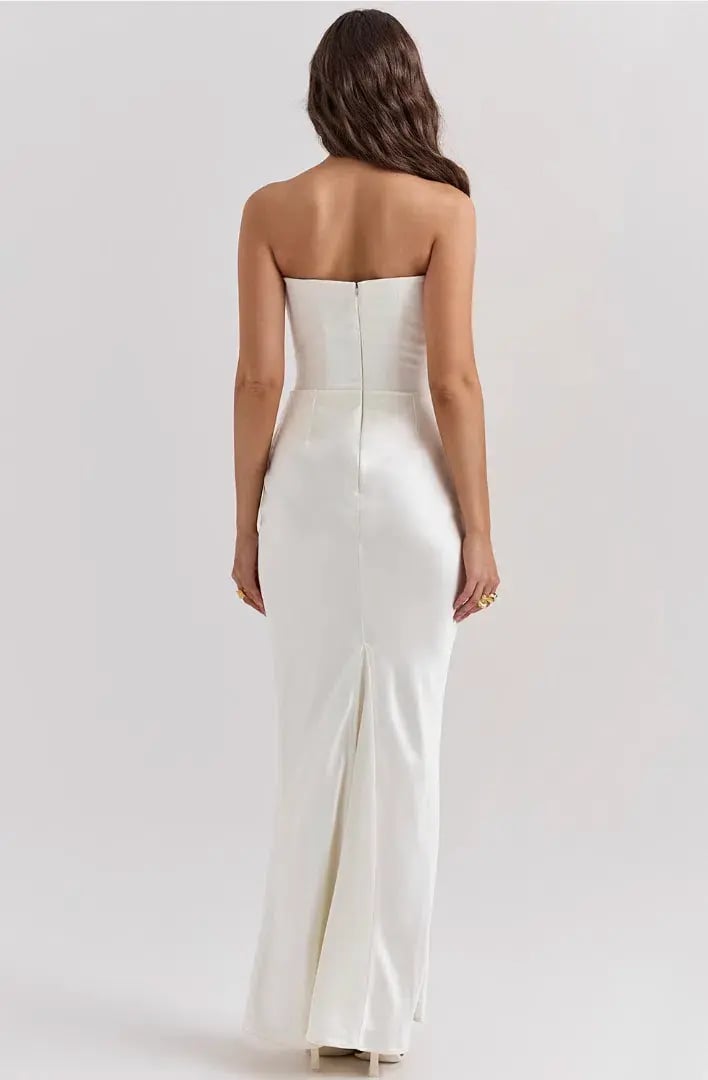 House Of CB Persephone Dress Maxi White Size AU 6 photo 3