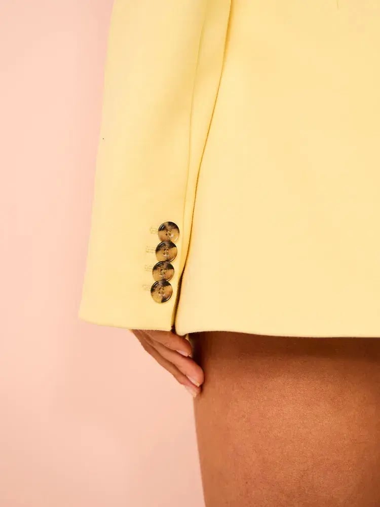 Sir the Label Sandrine Tailored Mini Dress in Limone Size 1 / AU 8 photo 9