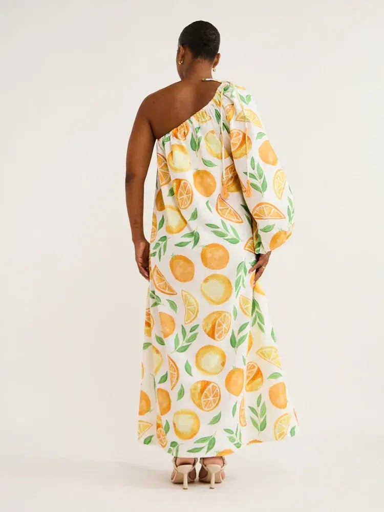 Ambra Maddalena Ophelia Dress In Orange Size 10 photo 4