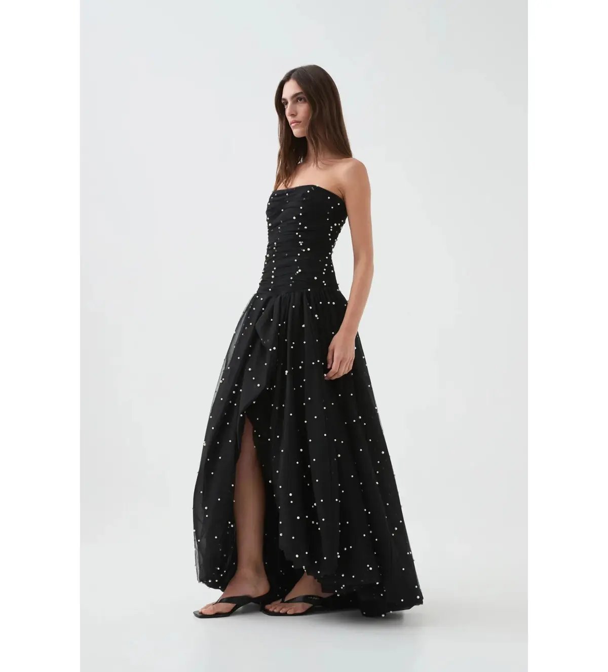 Aje Juniper Gown Black Size L AU 12 photo 3