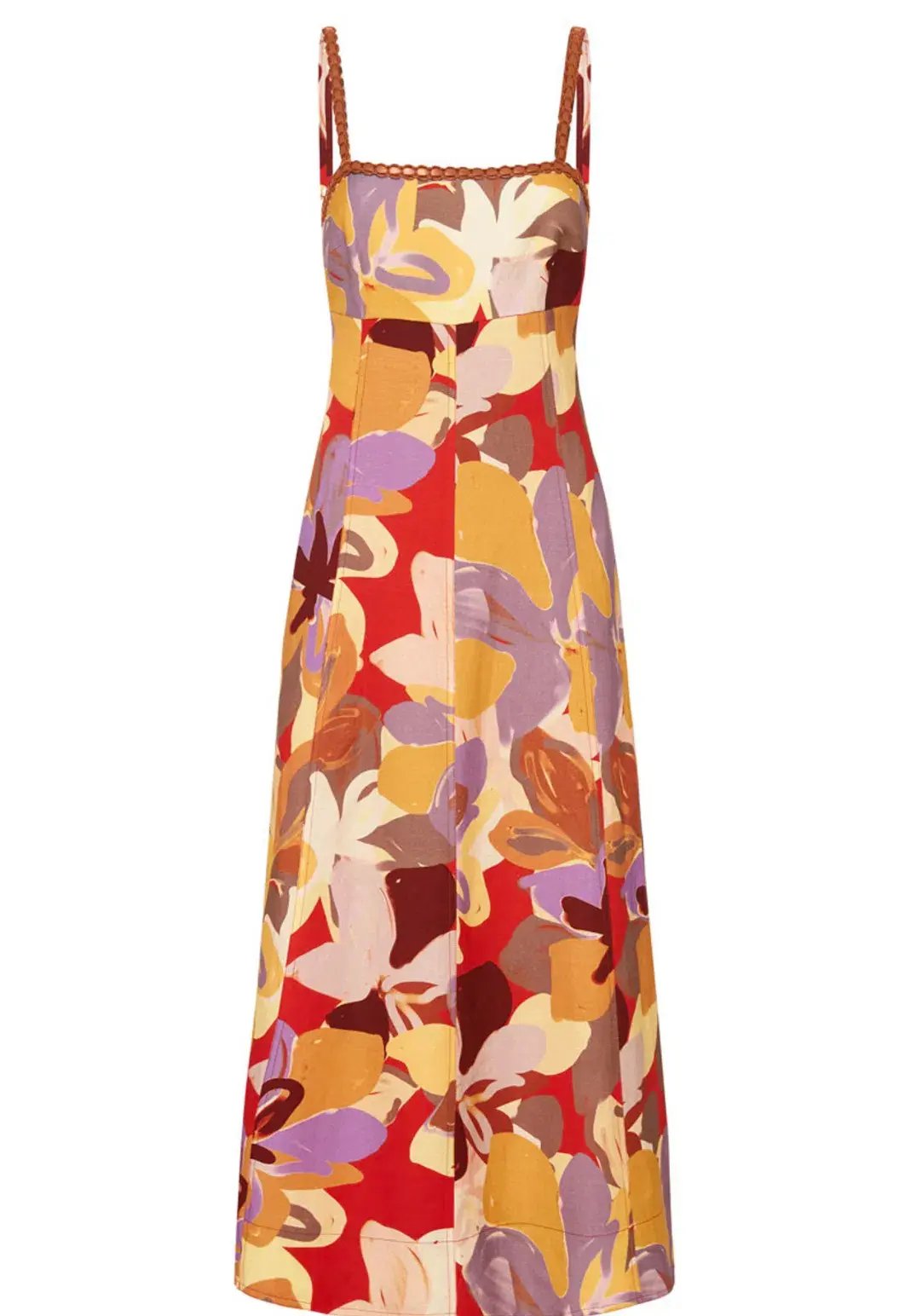 Rebecca Vallance Santiago Midi Dress in Multi Size AU 10 photo 5