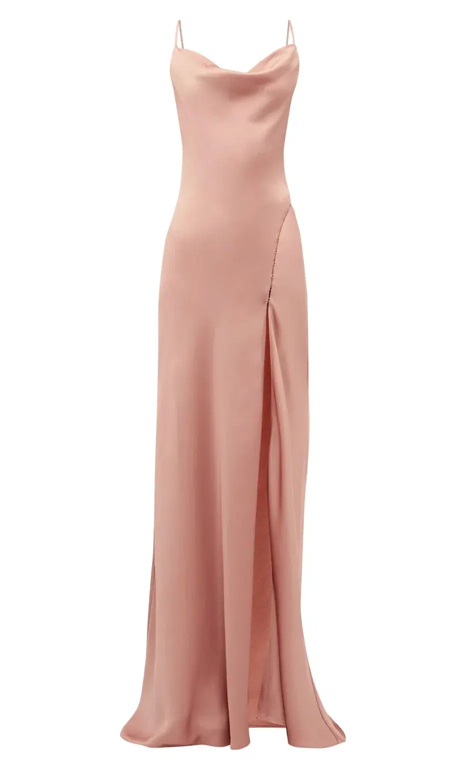 Jonathan Simkhai Satin Maxi Slip Gown Rose Size S (AU 8) photo 6