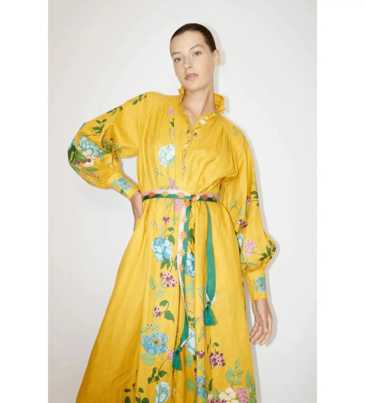 Alemais Dana Shirtdress Floral Size 16 photo 2