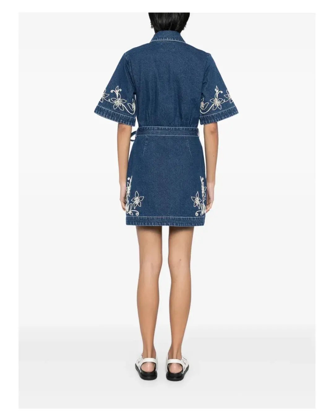 Alemais Carmen Mini Dress Blue Size AU 14 photo 2