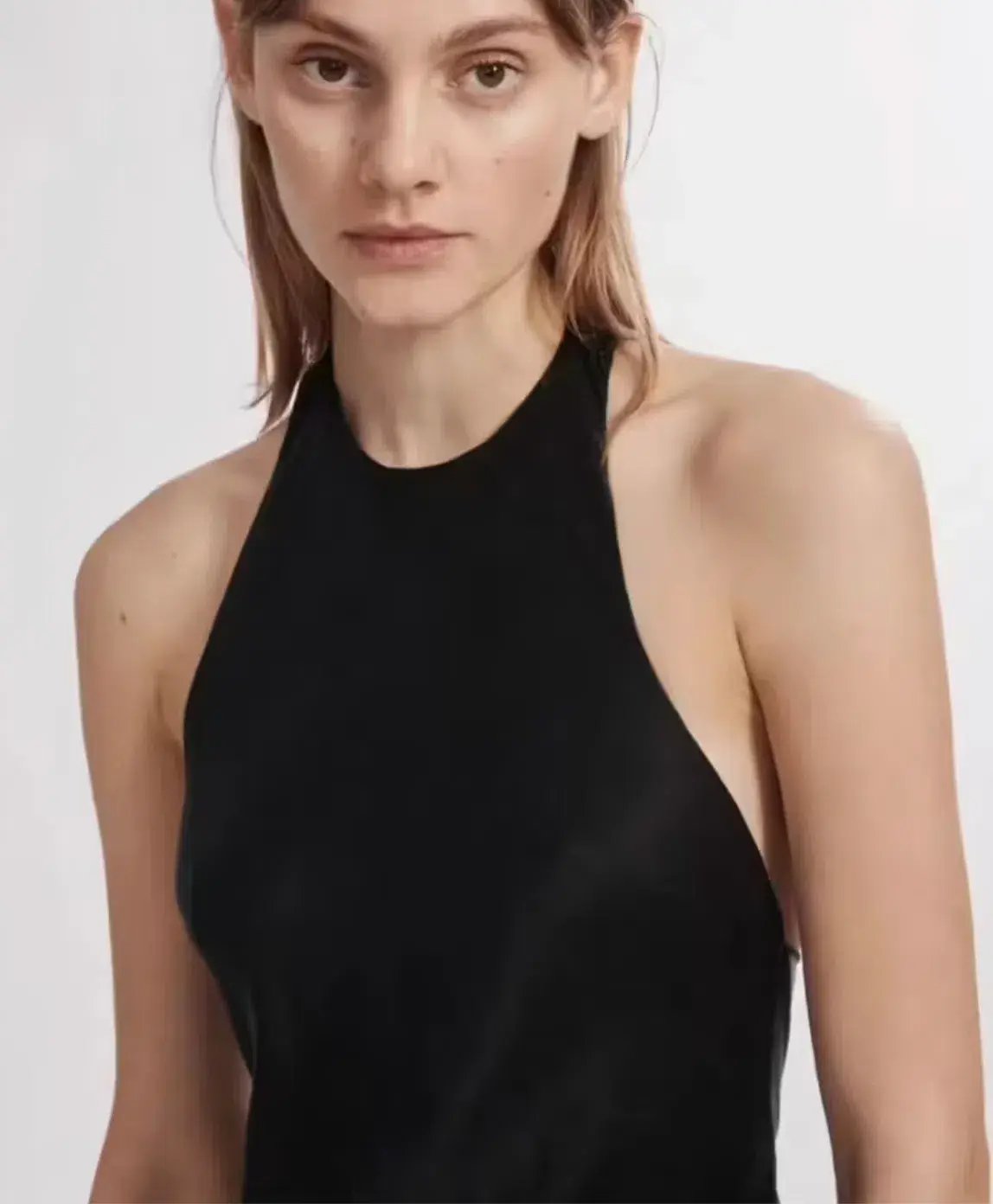 Silk Laundry Halter Black size 8 photo 3