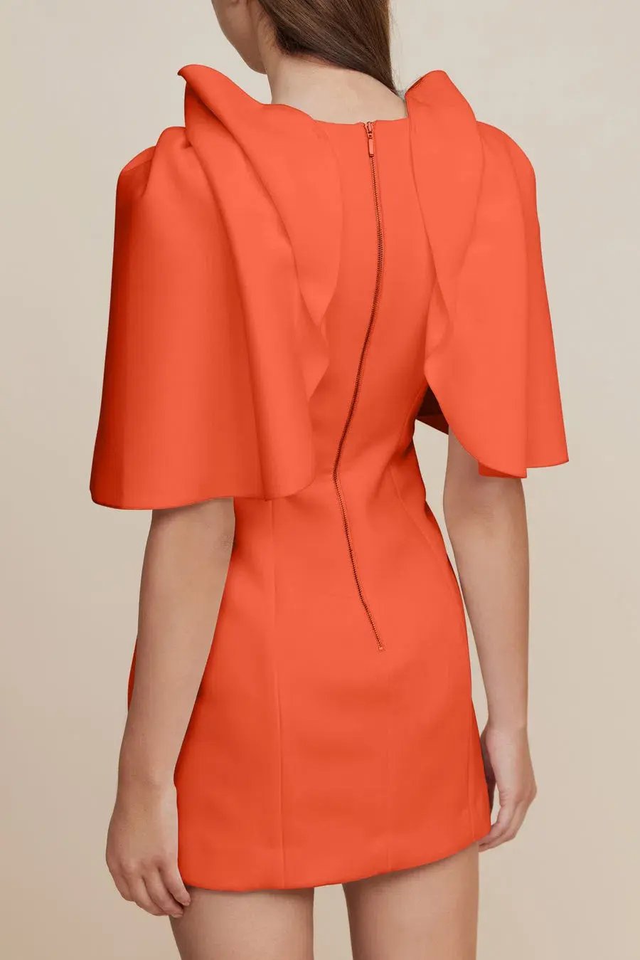 Acler Gwynne Dress in Tangerine Size 6 photo 3