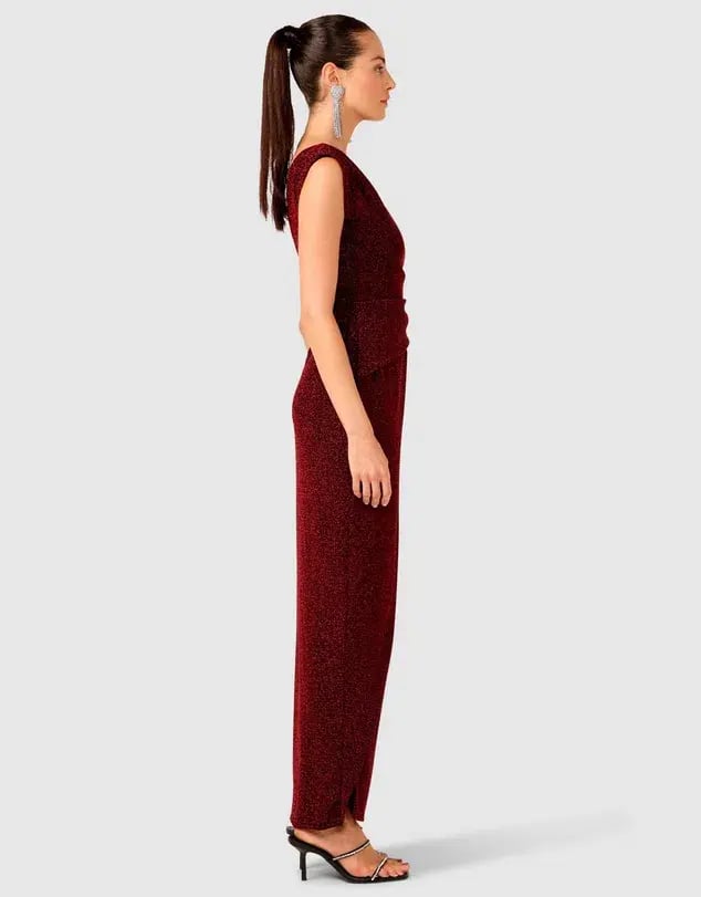 Sacha Drake Valedictory Maxi Dress Red Size 12 photo 4