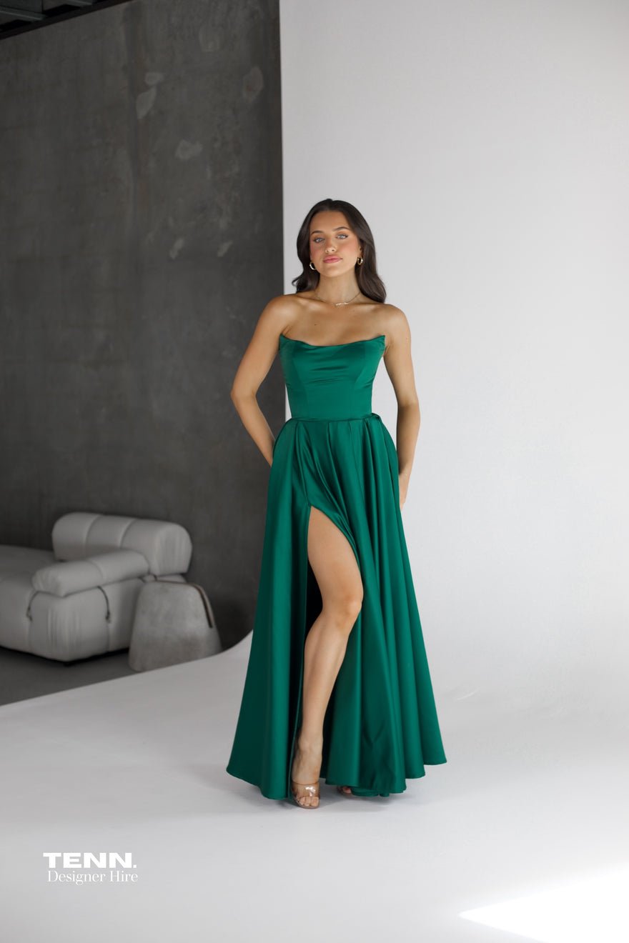 Lia Stublla Alessia Gown - Emerald photo 2