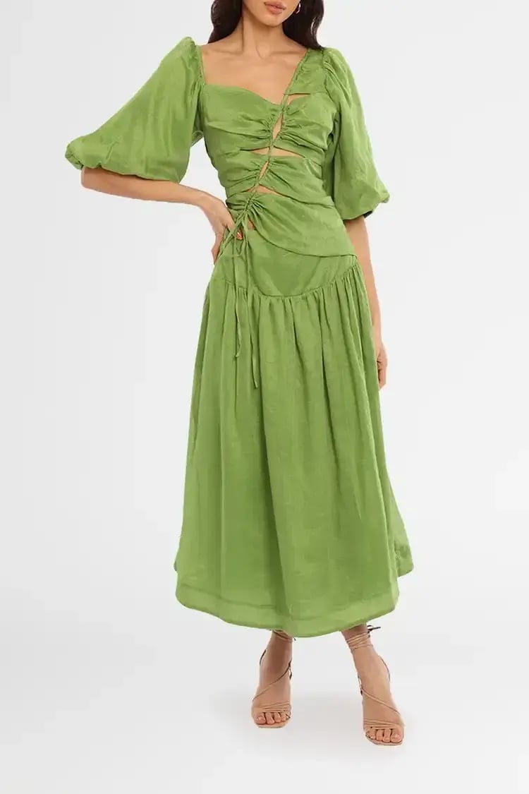 Nicholas Wren Dress Stem Green Size 12 photo 2