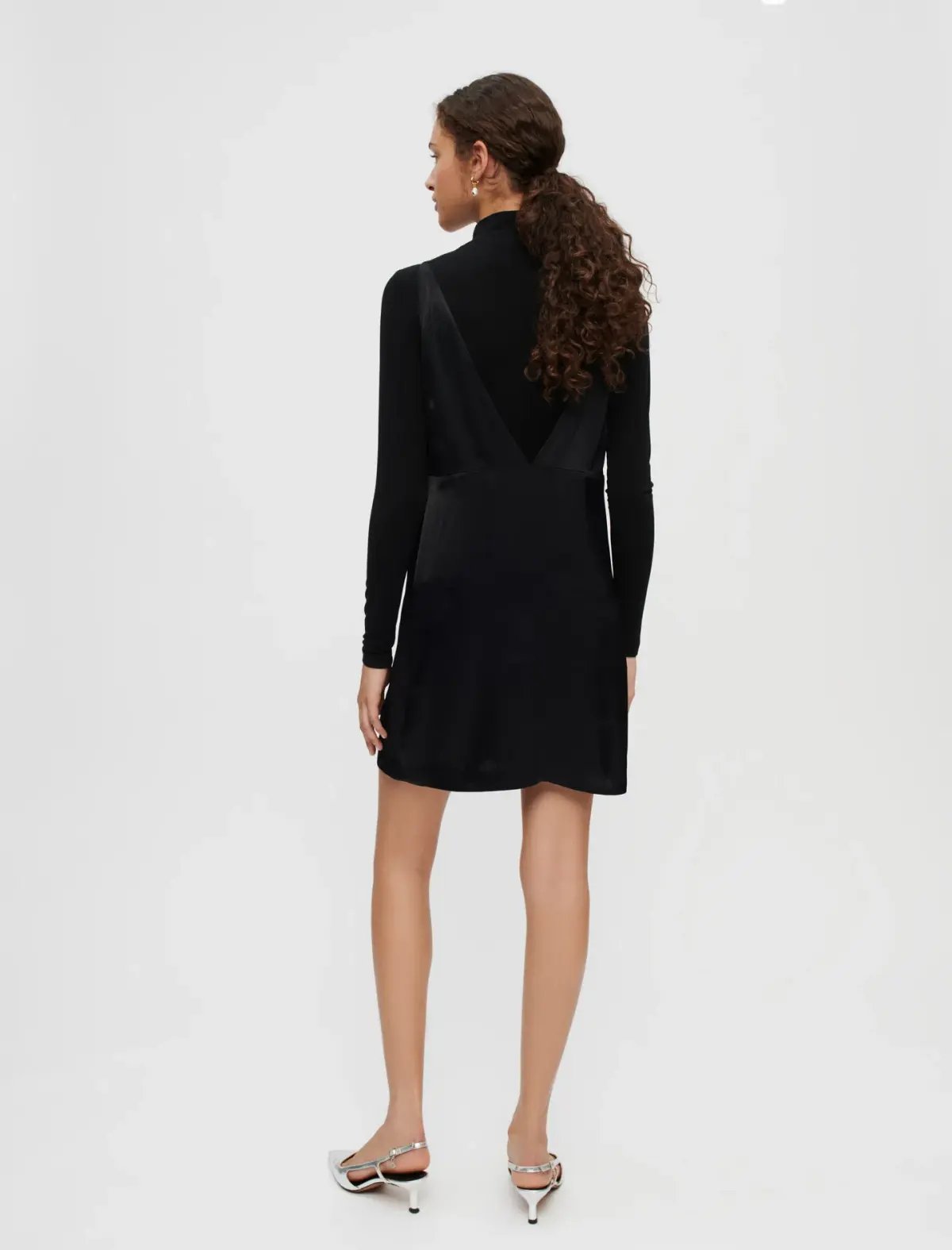 Maje Radeau Dress Black Size 38/Au 10 photo 2