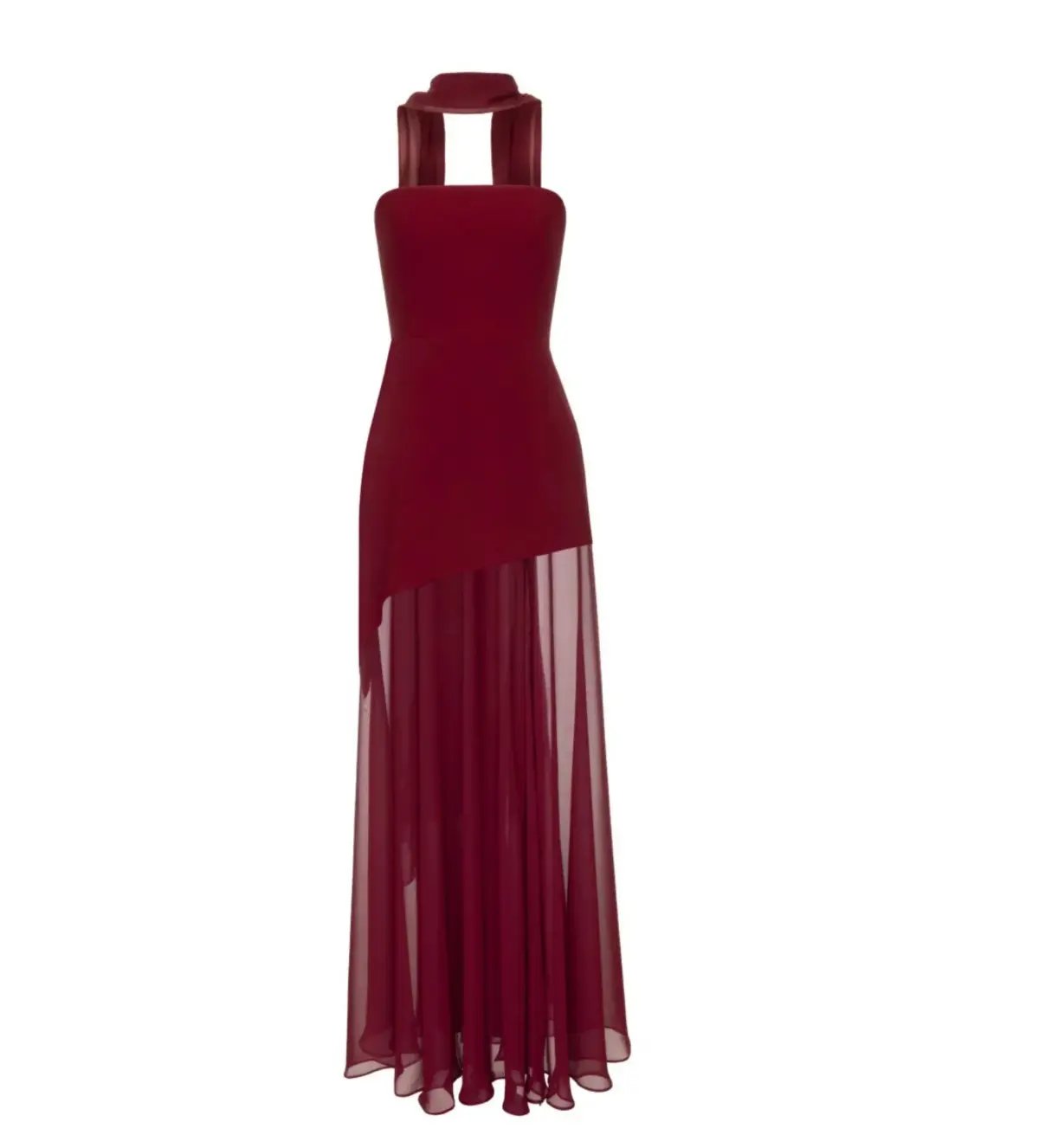 Matters Store Monaco Maxi Dress with Scarf Burgundy Size AU 8 photo 6