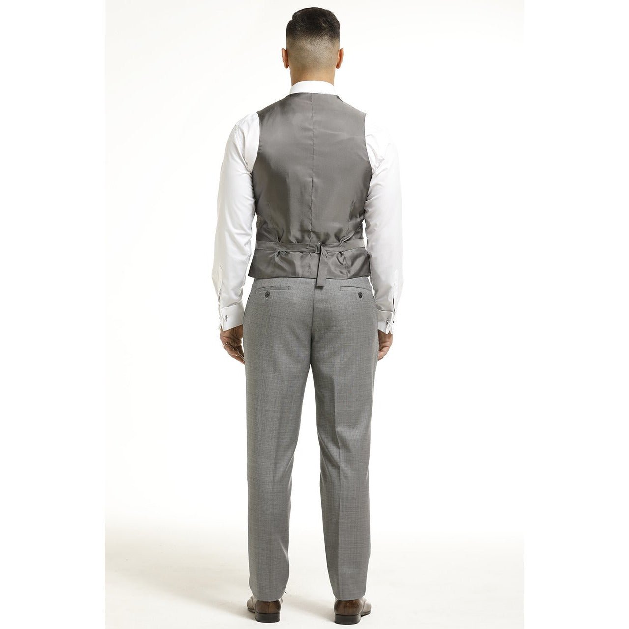 Gibson Light Grey Suit Waistcoat [BUY] photo 2
