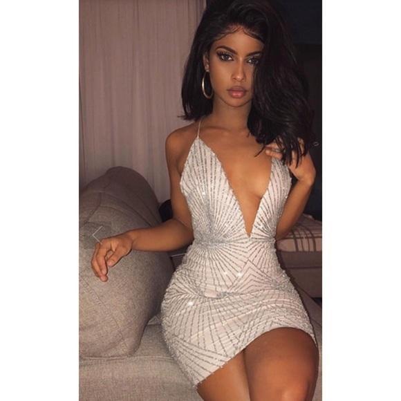 Meshki KAYDA - Silver Dress XS photo 2