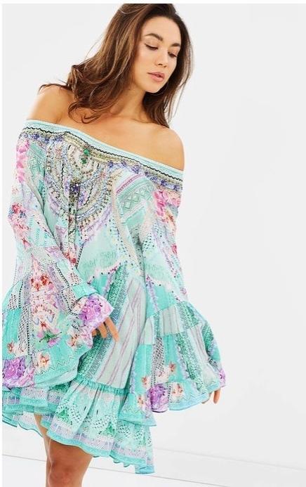Camilla Garden State A Line Frill Mini Dress Size XL / AU 16 photo 5