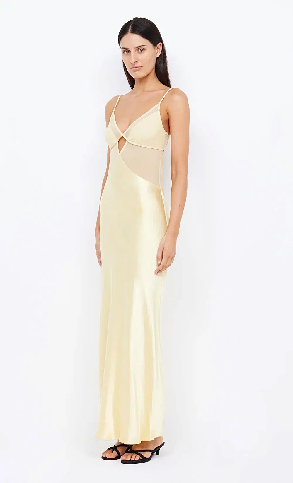 Bec & Bridge Margot V Maxi Dress in Butter Yellow Size 6 photo 2