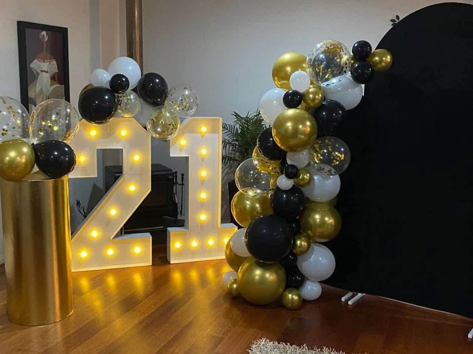 Large light up numbers (1.2metres tall) photo 3