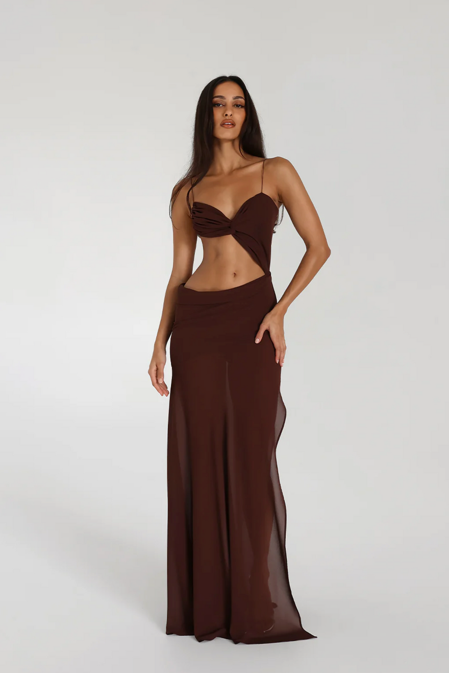 Natalie Rolt Dahlia Gown - Espresso photo 2