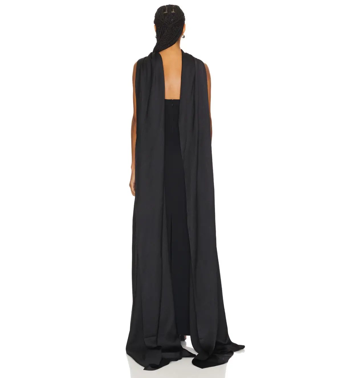 Solace London Ophelia Maxi Dress Black Size AU 12 photo 5