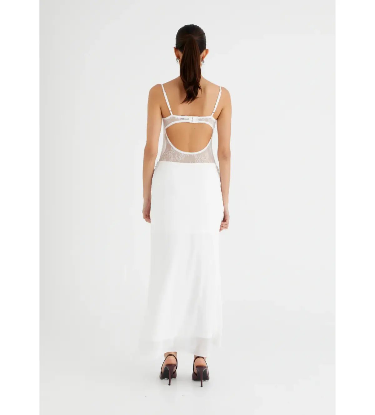 Benni Gabriel Maxi Dress White Size AU 6 photo 4