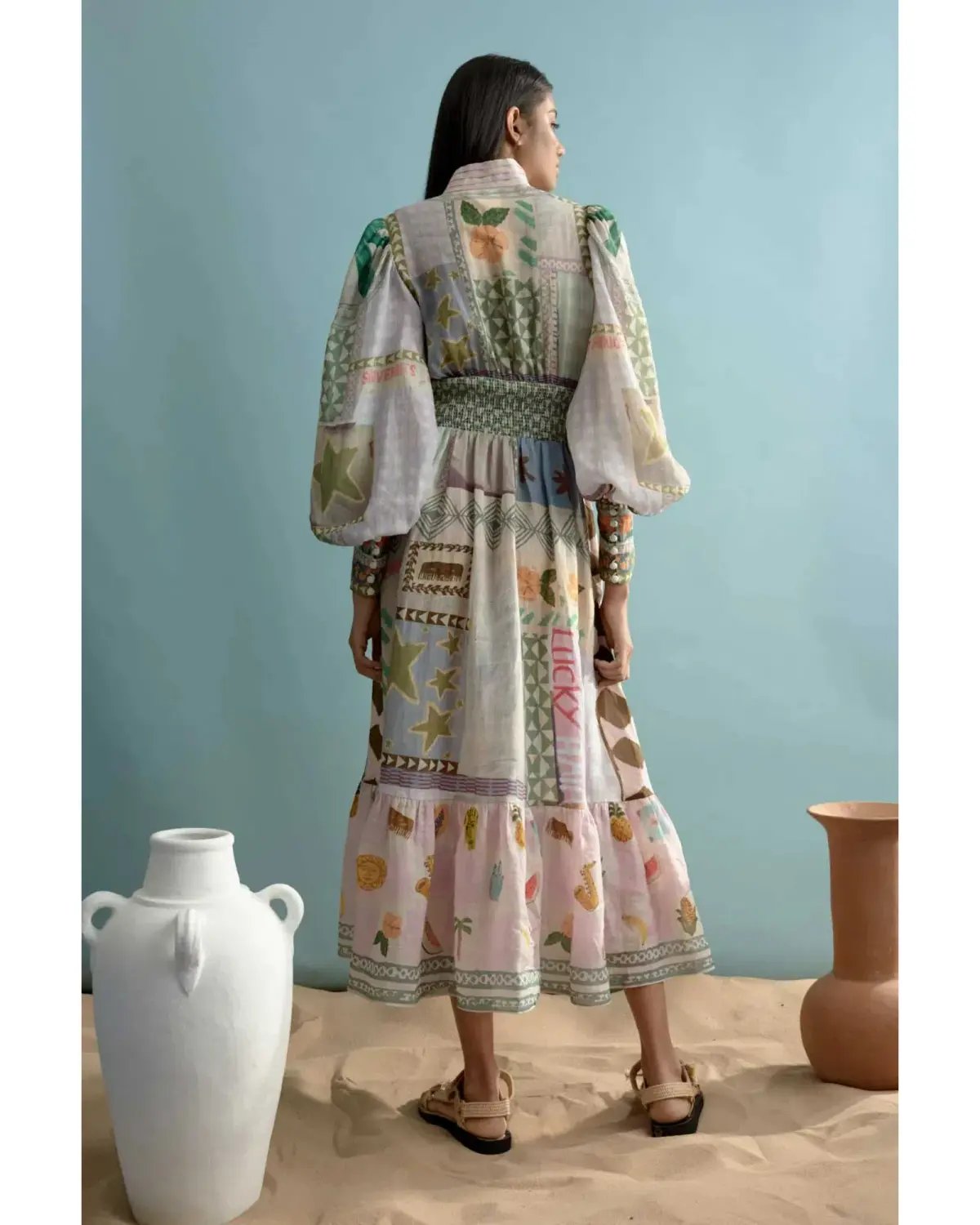 Alemais Emma Gale Shirtdress Multi Size 12/XL photo 3