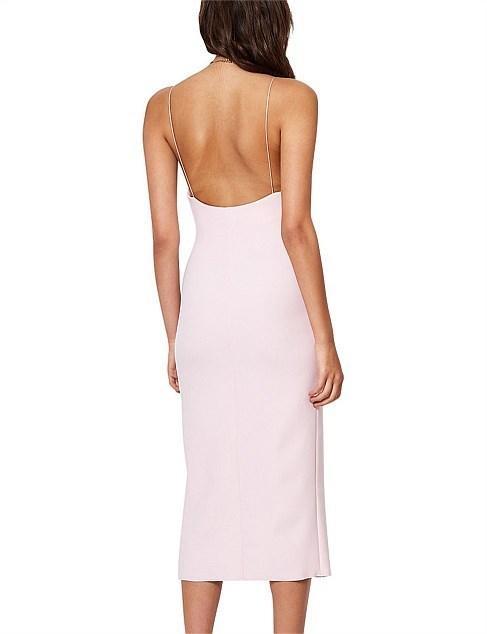 Bec & Bridge Cindy Midi Dress Pink Size 10 photo 3