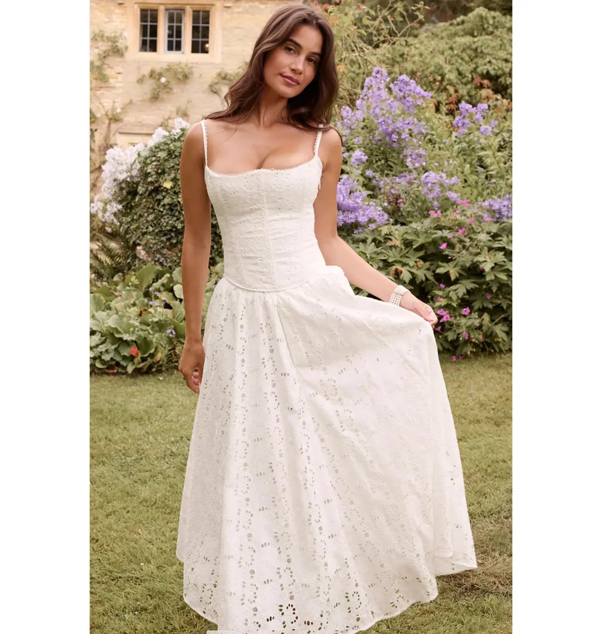 House Of Cb Lorina Corset Top And Francine Skirt White Size S / AU 6 photo 2
