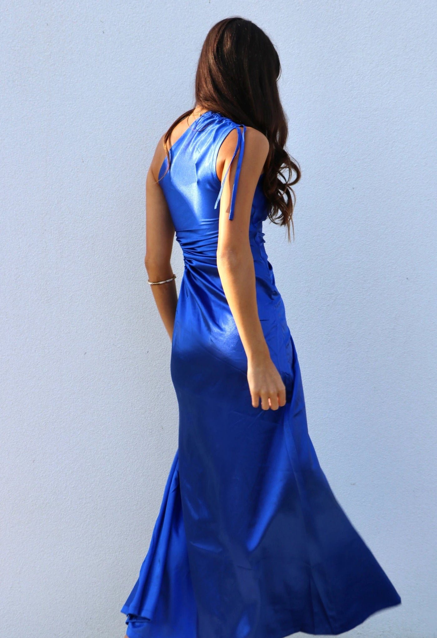 SONYA NOUR COBALT MAXI DRESS - COBALT BLUE photo 3