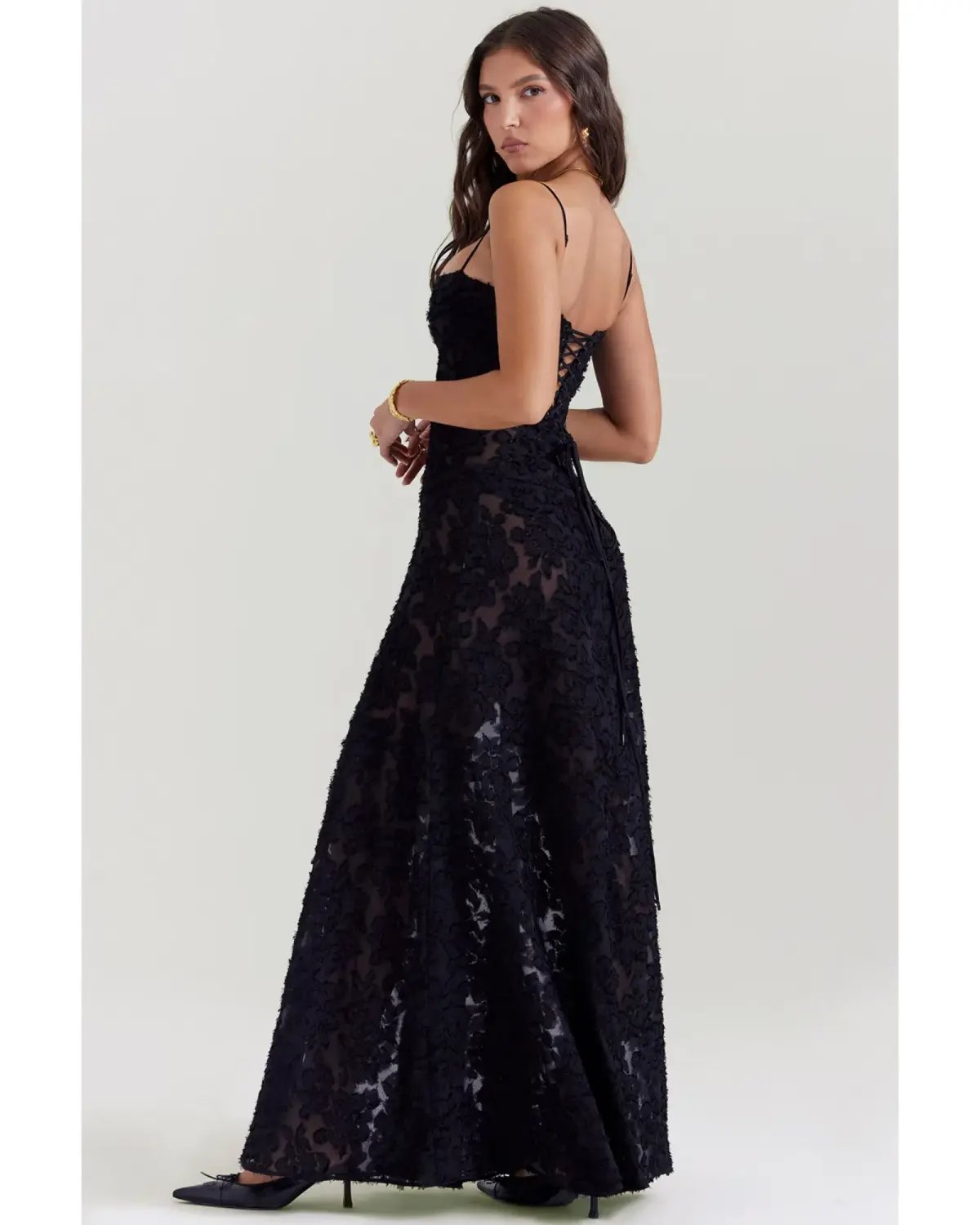 House Of CB Seren Maxi Dress in Black Size AU S / AU 8 photo 3