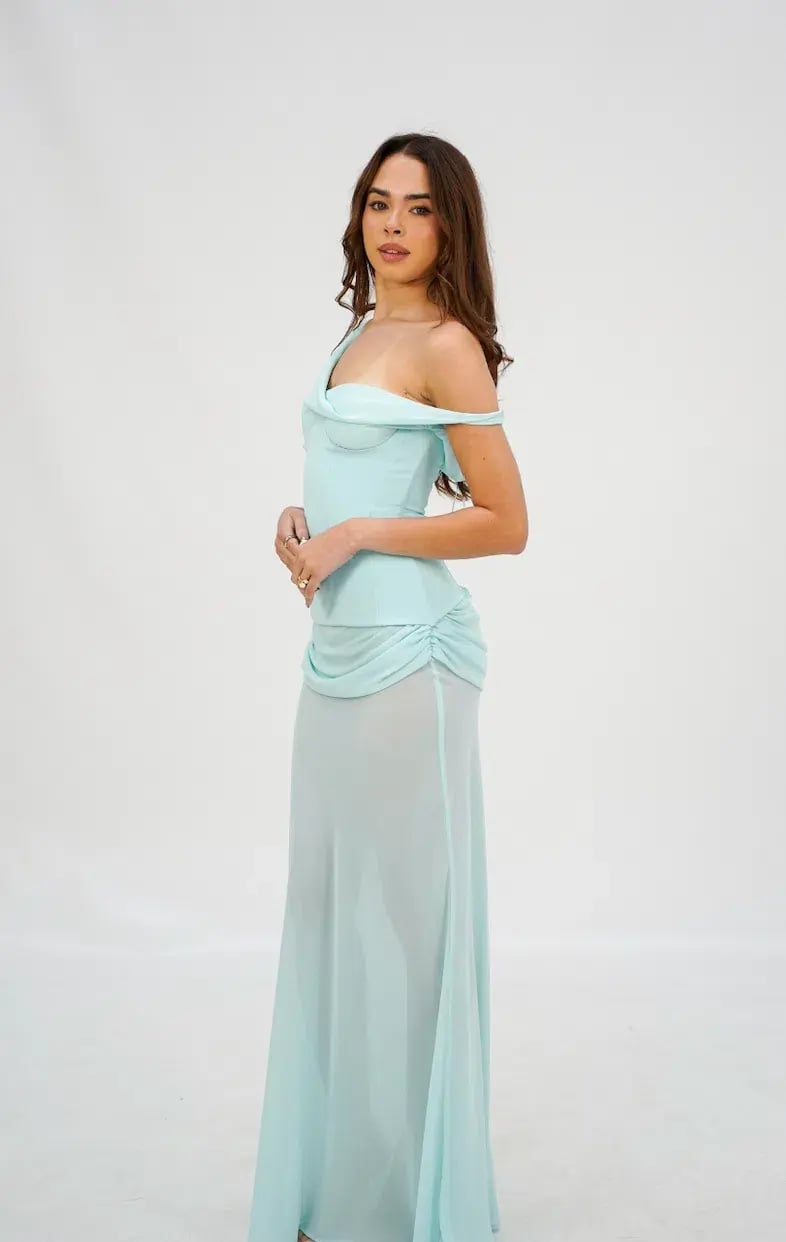 Natalie Rolt Cadence Gown Baby Blue Size XS/AU 6 photo 2