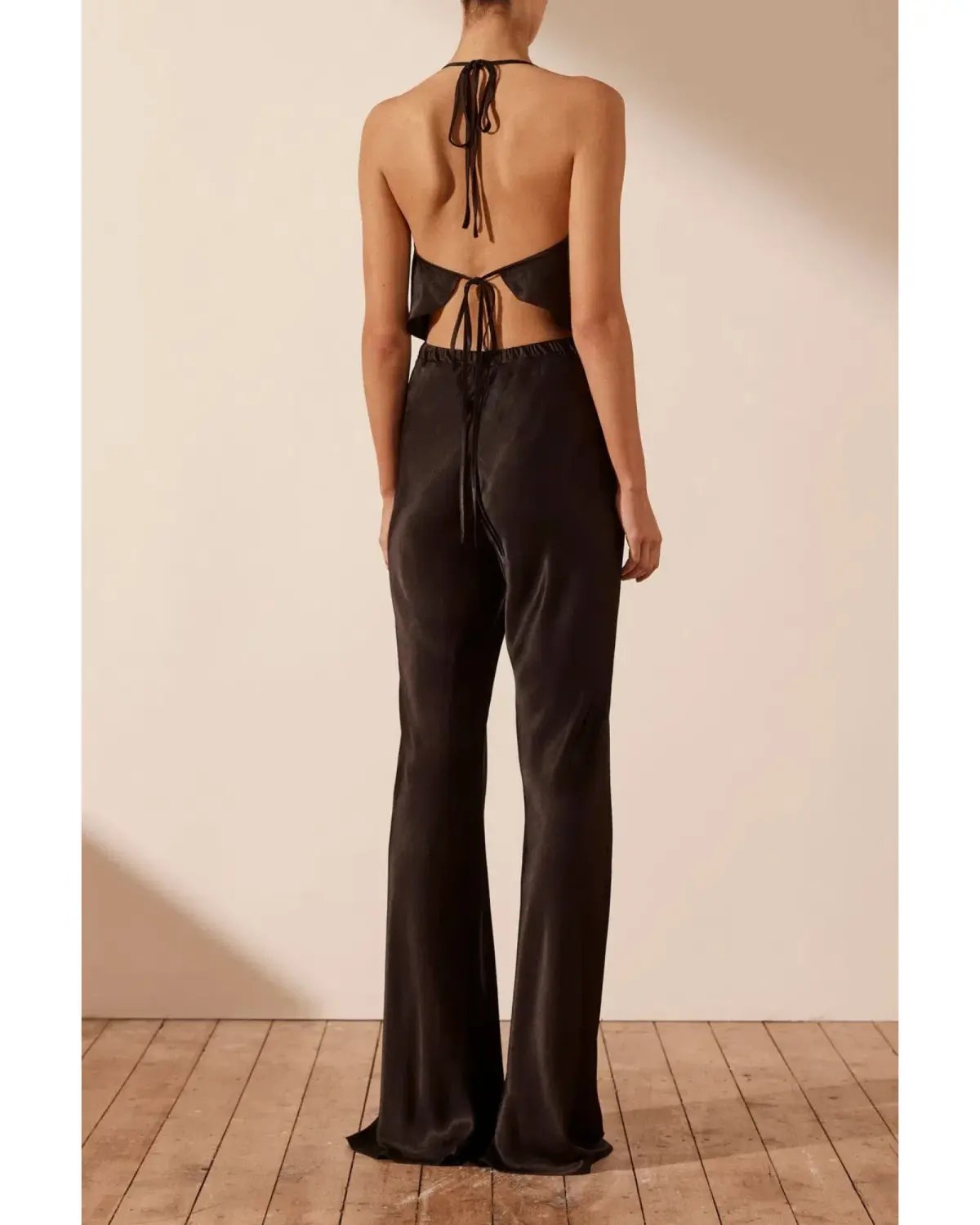 Shona Joy Camille Bias Cut Pants Black Size AU 12 photo 2