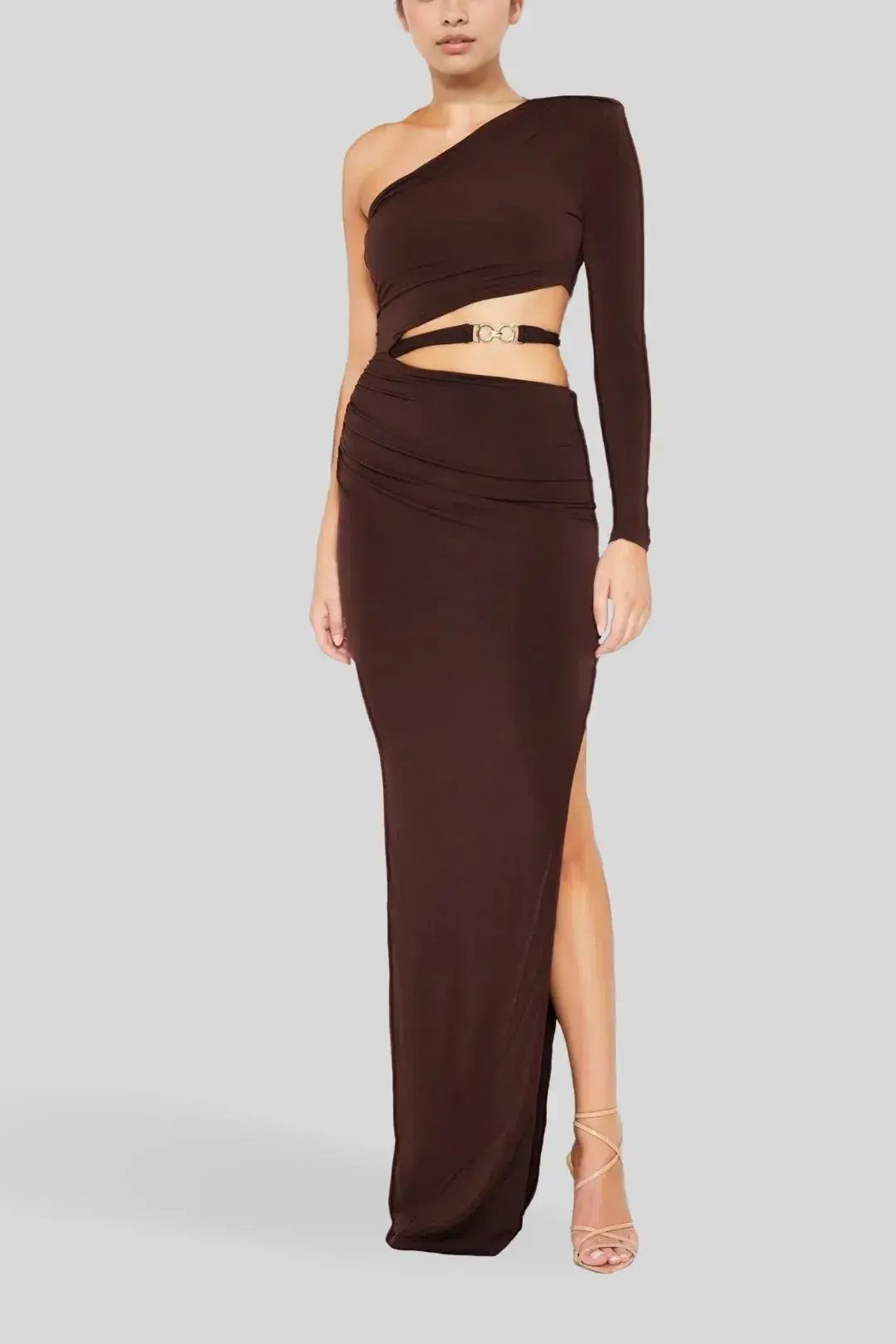 Nookie Fortune Gown in Brown Size 8 photo 2