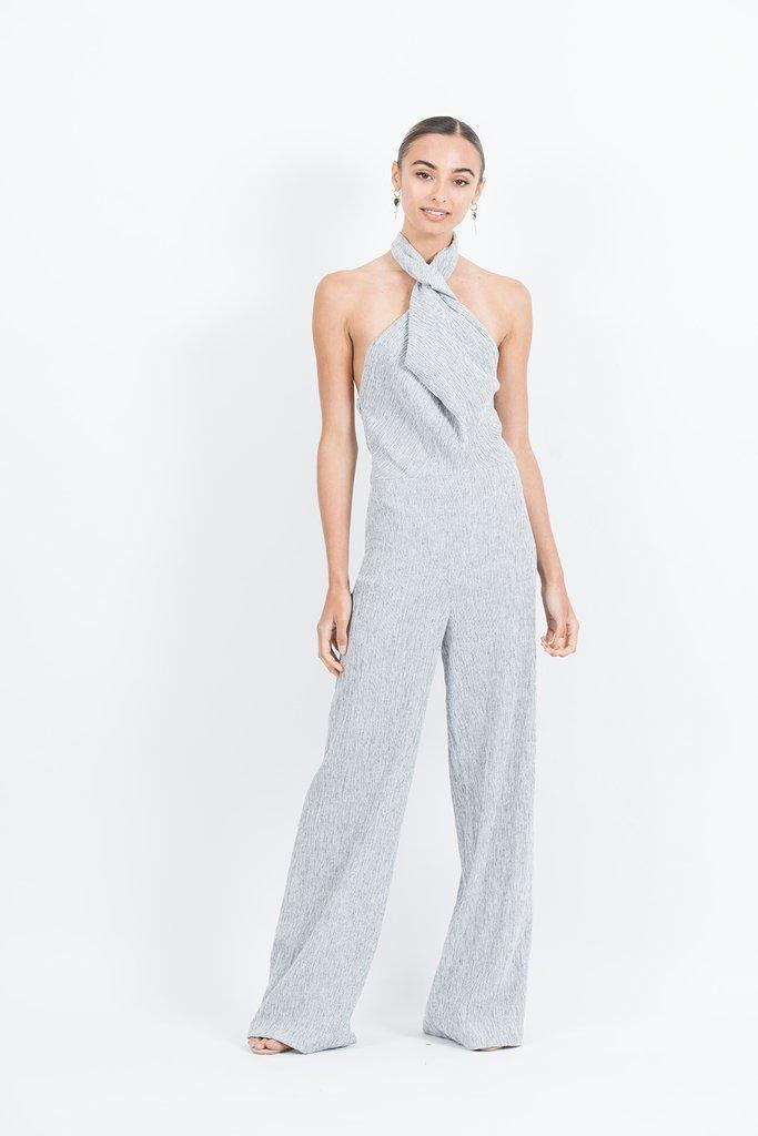 ONE FELL SWOOP Emily Linen Jumpsuit Size 8 photo 4