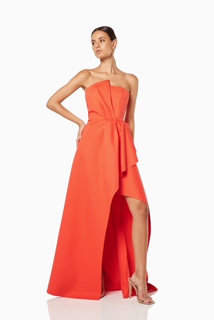 Elliatt Wynry Gown - Orange photo 3
