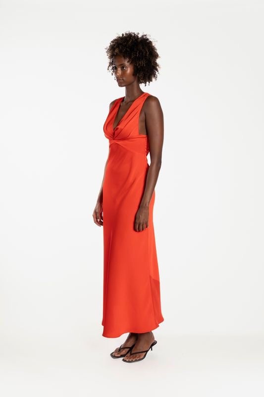 ONE FELL SWOOP CLARA DRESS - PIMENTO photo 3