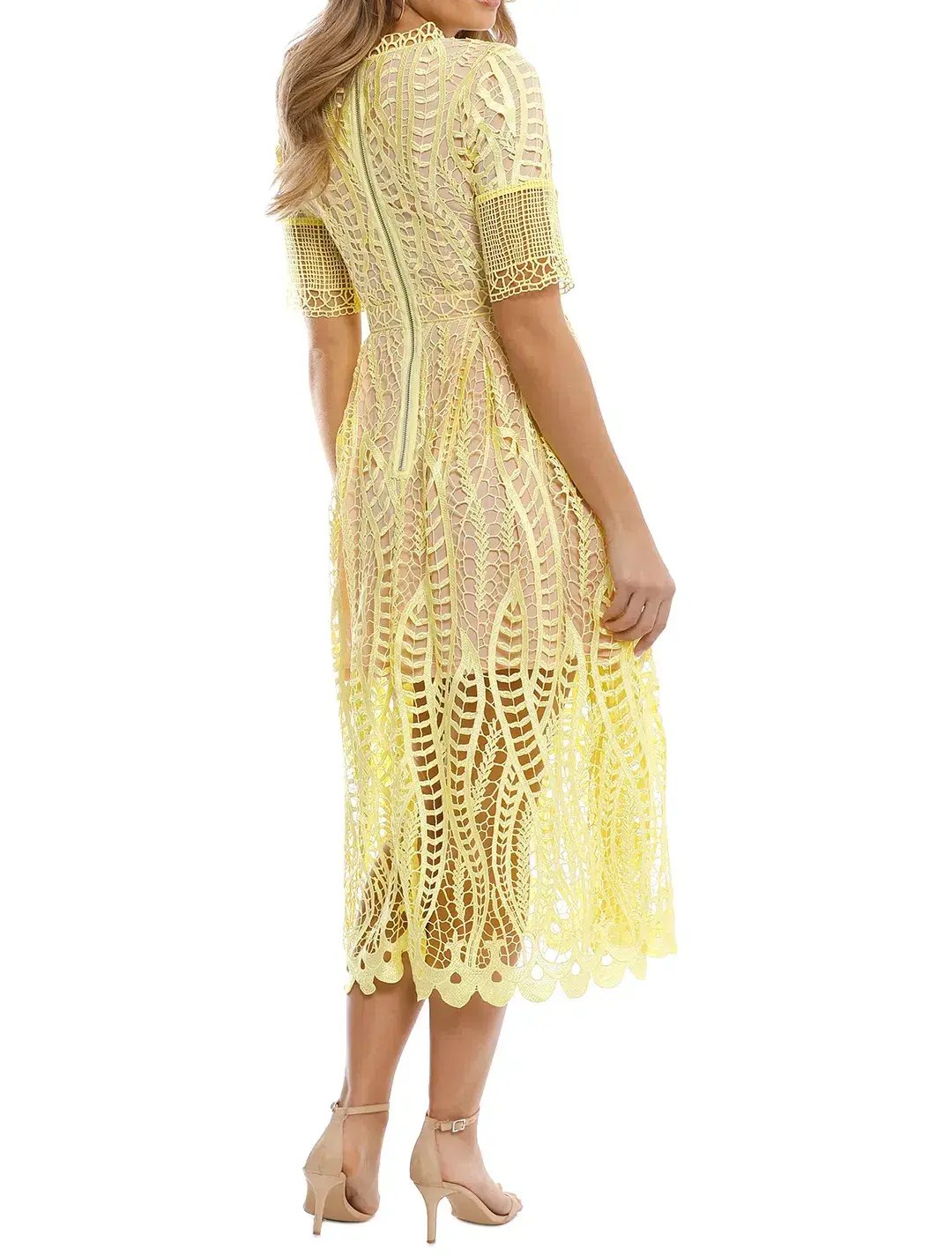 Mossman Revival Dress Yellow Size 14 photo 2