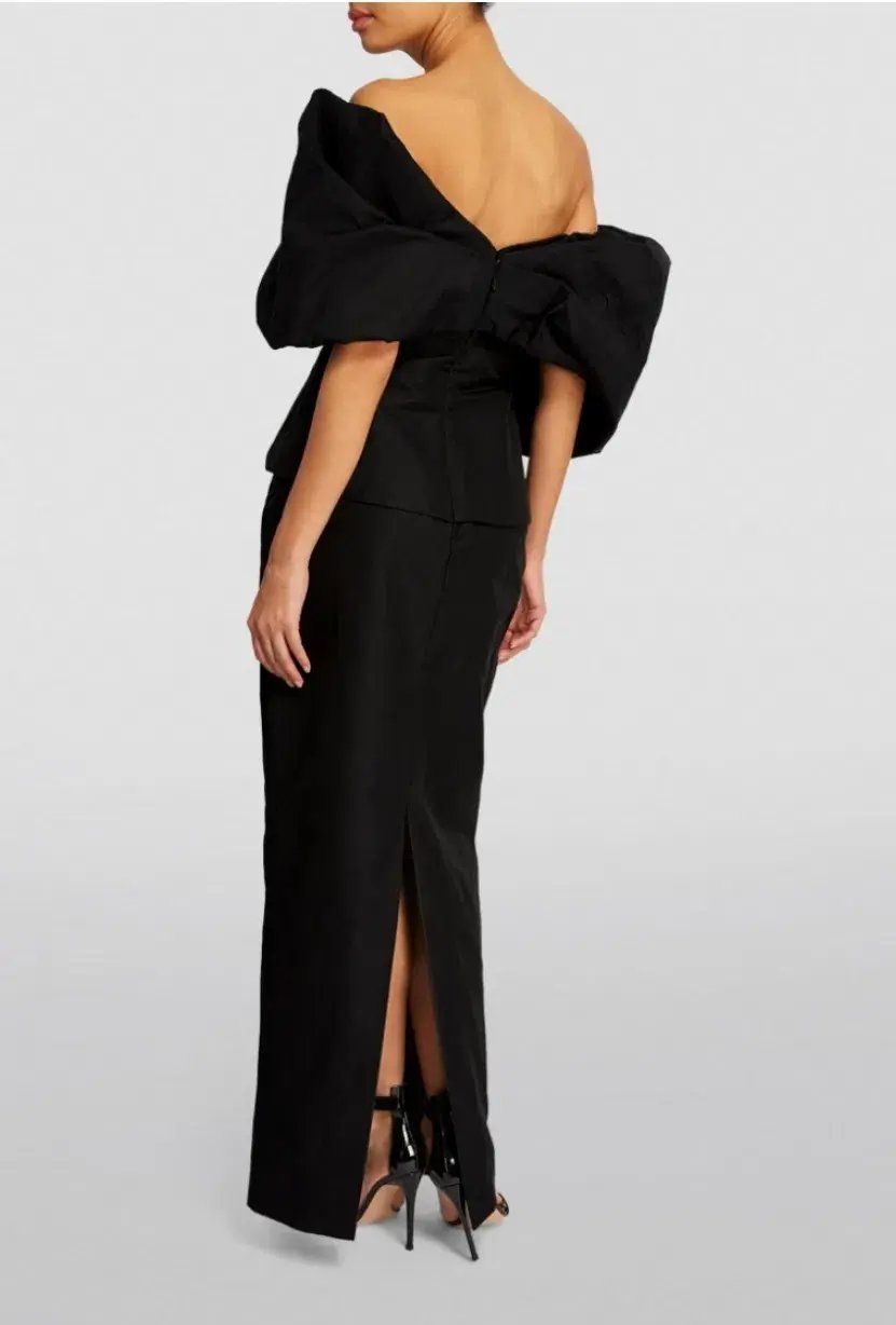 Rachel Gilbert Xavier Gown Black Size 3/AU 12 photo 3