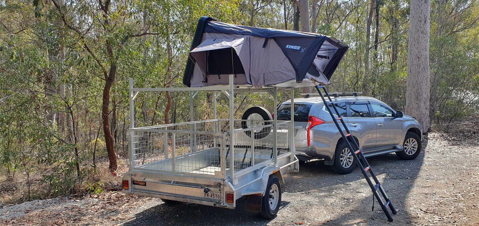 Dirt bike trailer and RTT photo 5