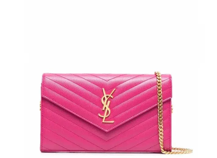 YSL Flap Pouch Hot Pink photo 4