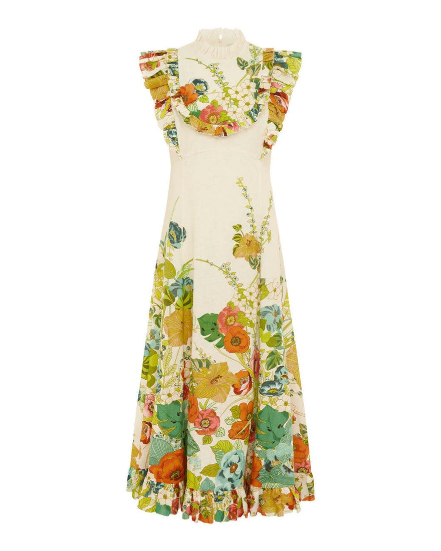 Alemais Constance Printed Midi Dress photo 2