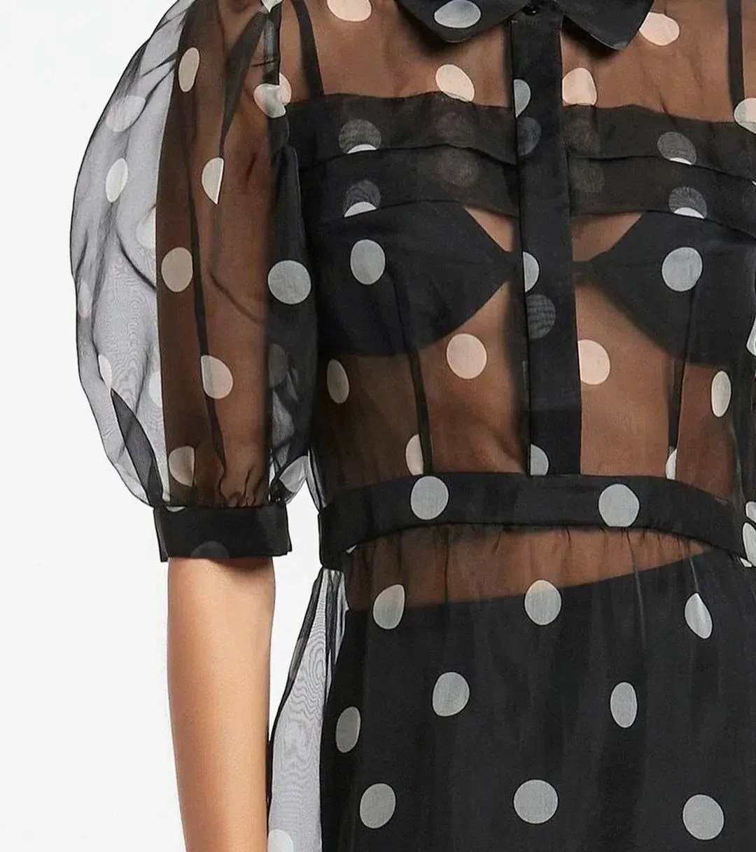 Sir the Label Margot Tiered Midi Dress Black Size AU 8 photo 2
