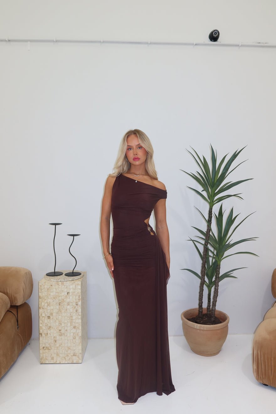 Bec & Bridge Kailani Gown Chocolate Brown photo 4