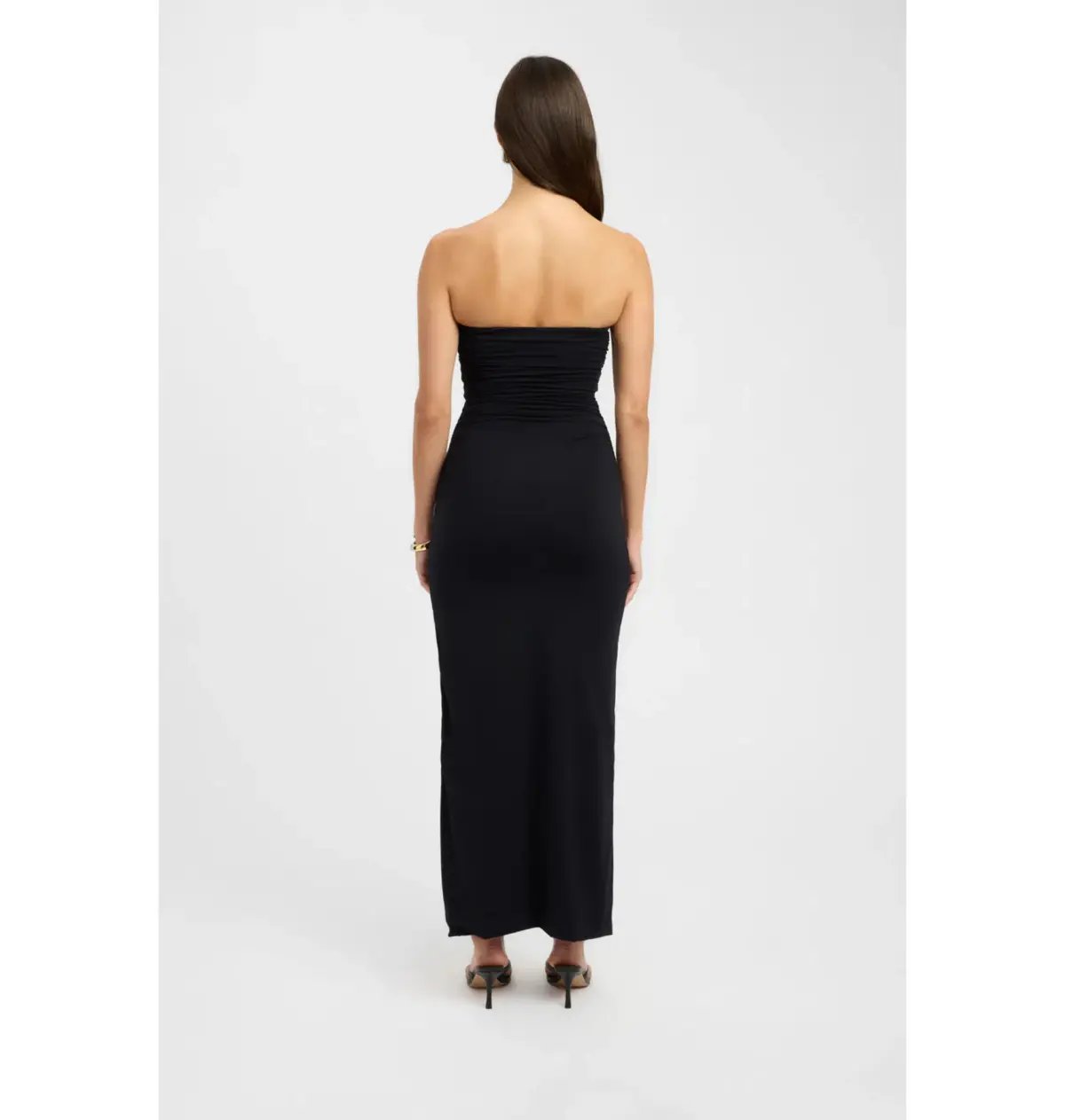 Kookai Tayla Trim Maxi Dress Black Size AU 6 photo 2