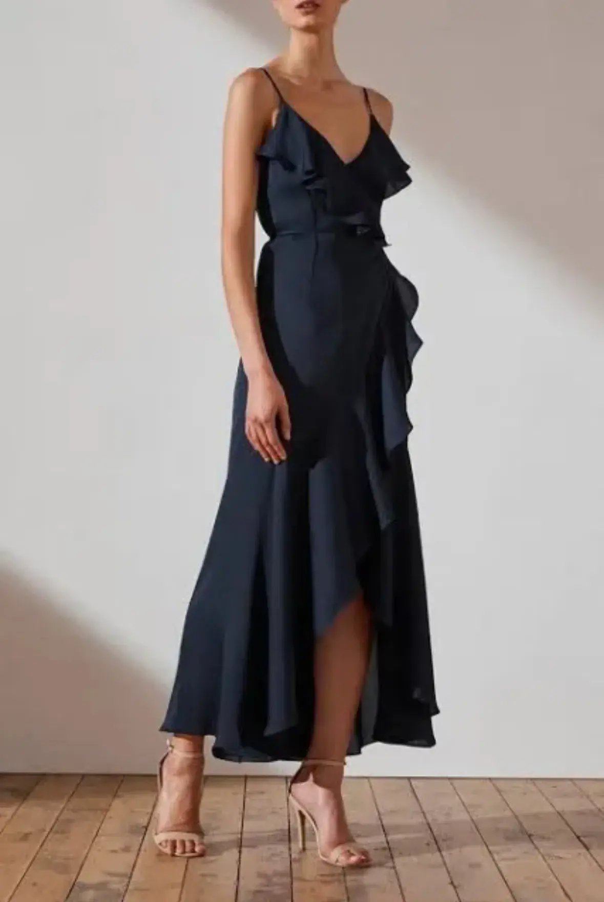 Shona Joy - Luxe Bias Frill Wrap Dress photo 2