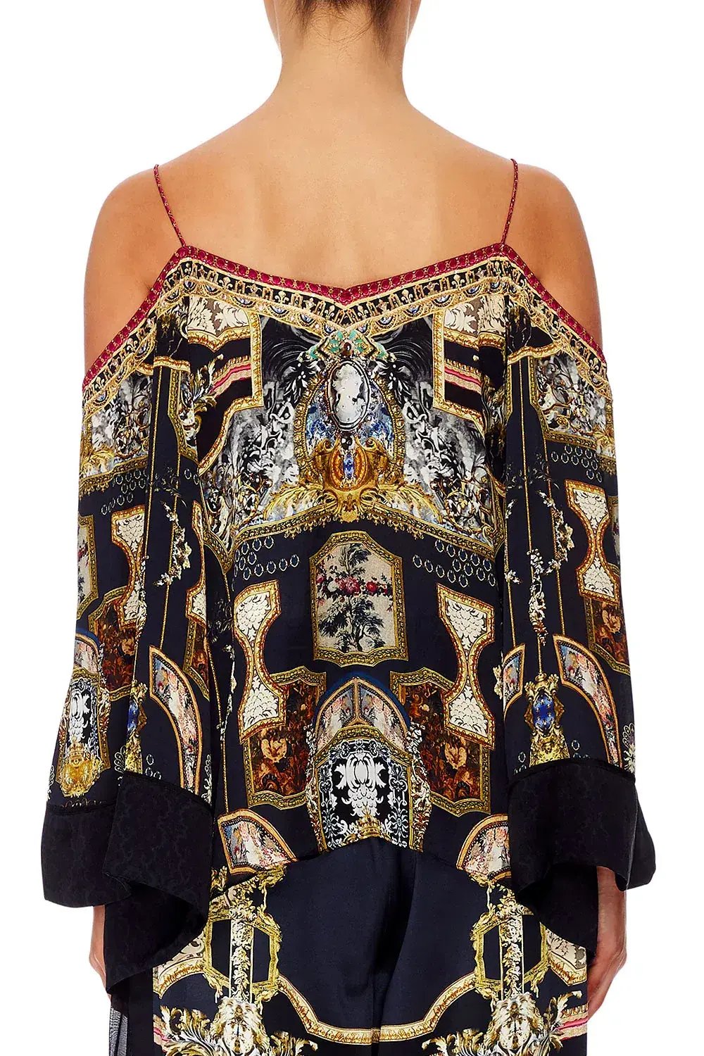 Camilla Flare Sleeve Top Midnight Meeting Size M / AU 12 photo 3