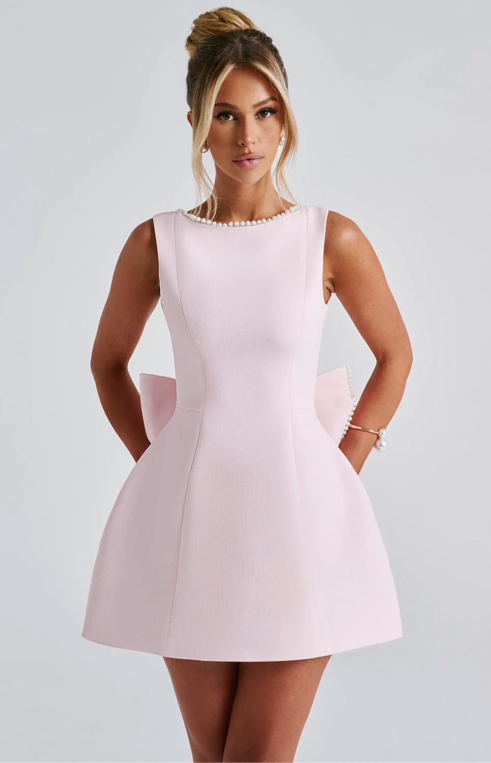 CARRIE MINI DRESS PINK photo 2