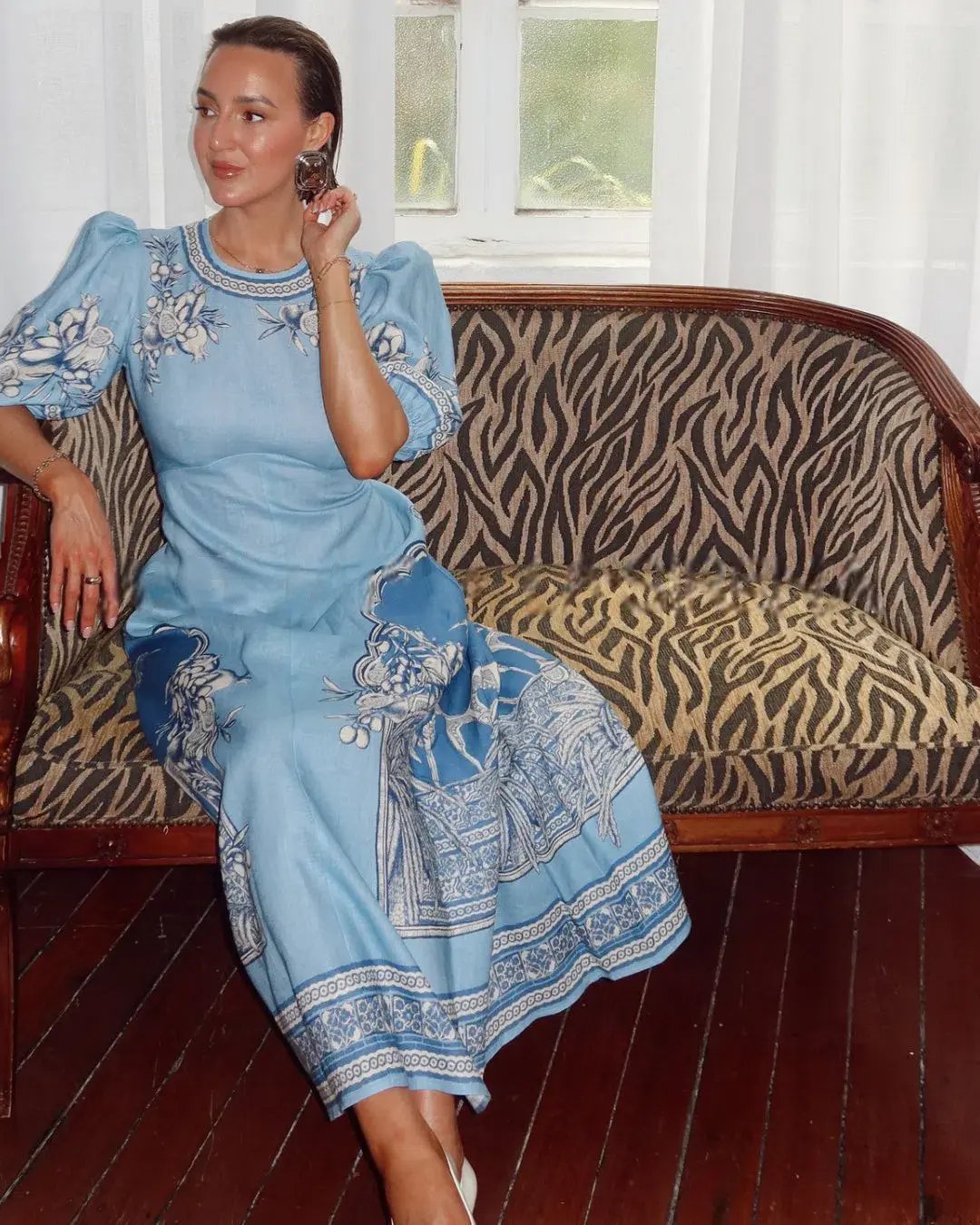 Alemais Villa Romantica Midi Dress Size 10 photo 3