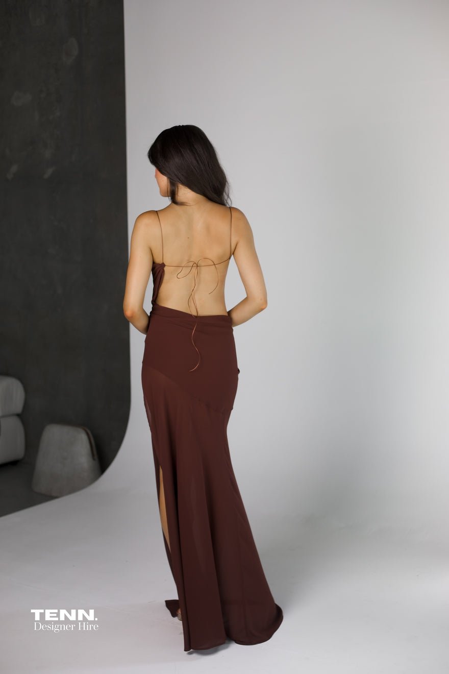 Natalie Rolt Dahlia Gown - Espresso photo 4